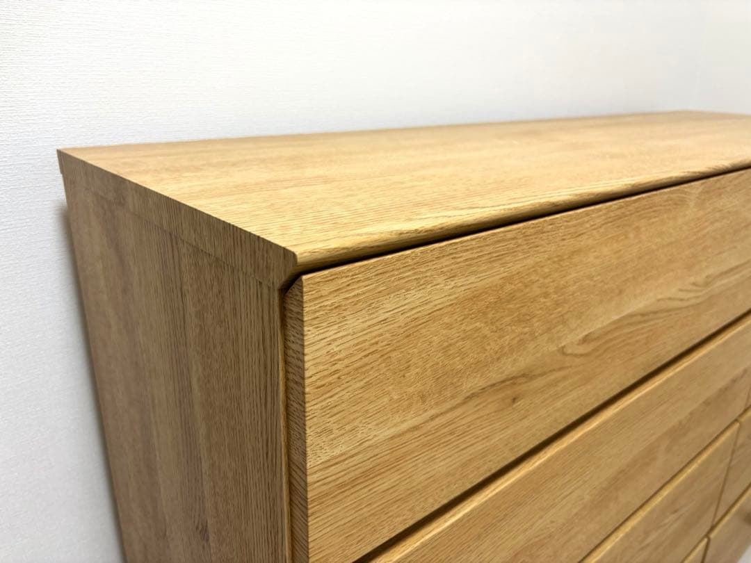 ニトリ　ローチェスト(クエス140-4LC LBR)