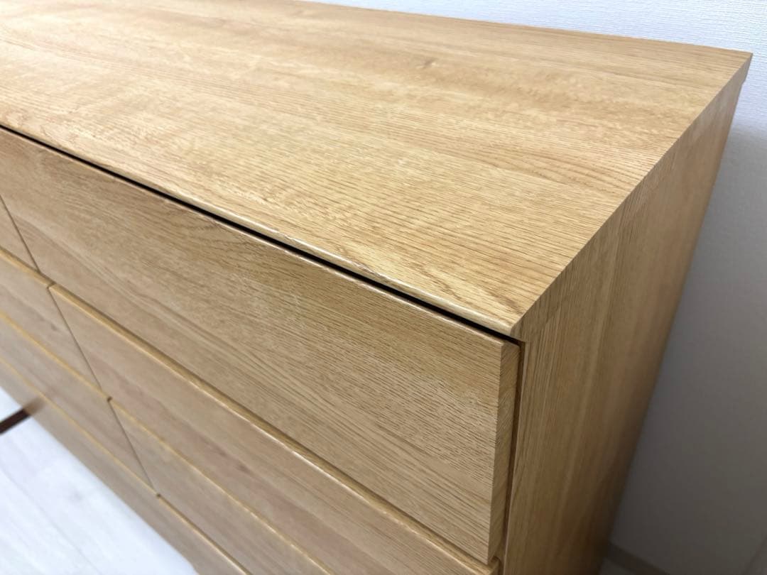 ニトリ　ローチェスト(クエス140-4LC LBR)