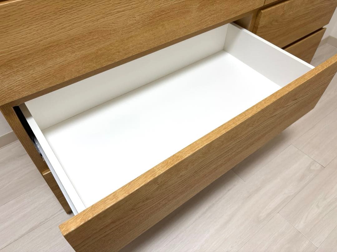 ニトリ　ローチェスト(クエス140-4LC LBR)