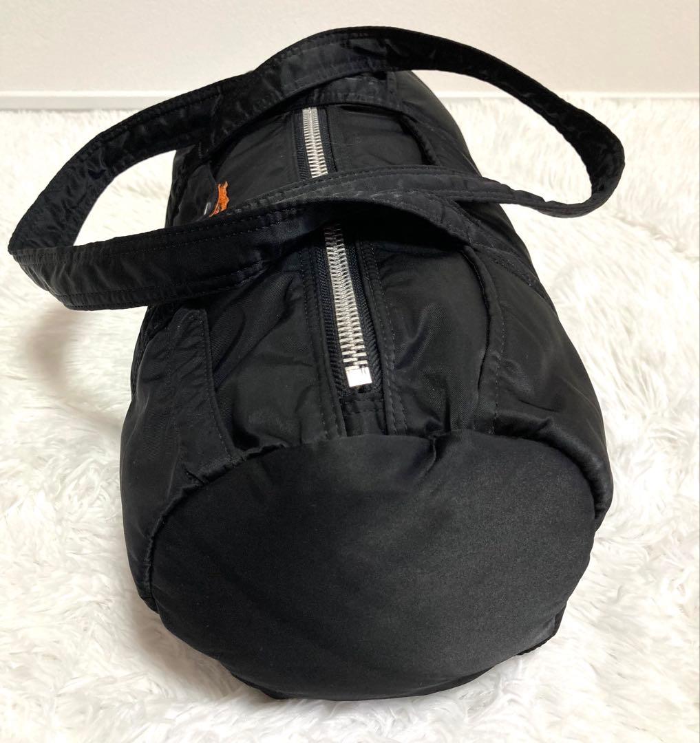 超美品 ポーター タンカー ミニボストン S ドラムバッグ ロール ダッフル 黒