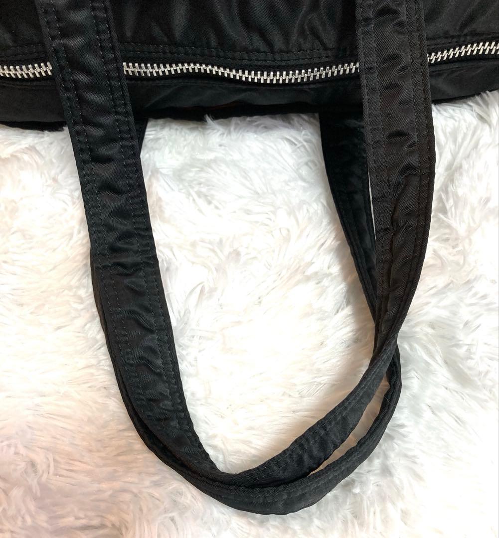 超美品 ポーター タンカー ミニボストン S ドラムバッグ ロール ダッフル 黒