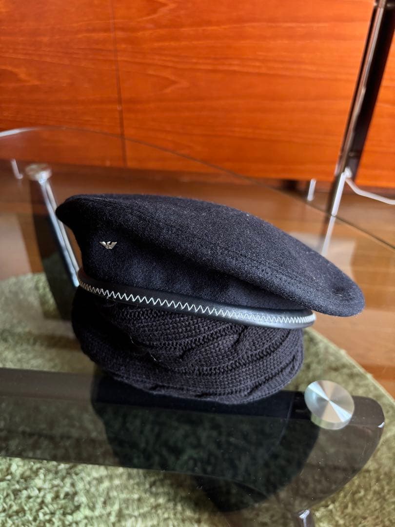 our legacy × emporio armani コラボ　ベレー帽