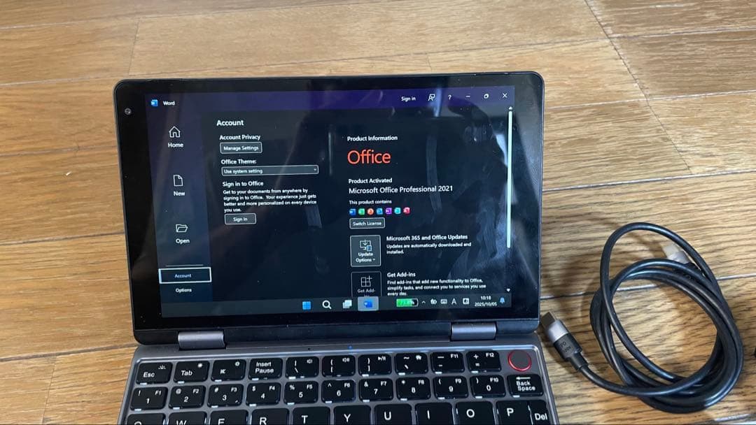 中古CHUWI MiniBookm3/16GB/128GB+512GB 2in1