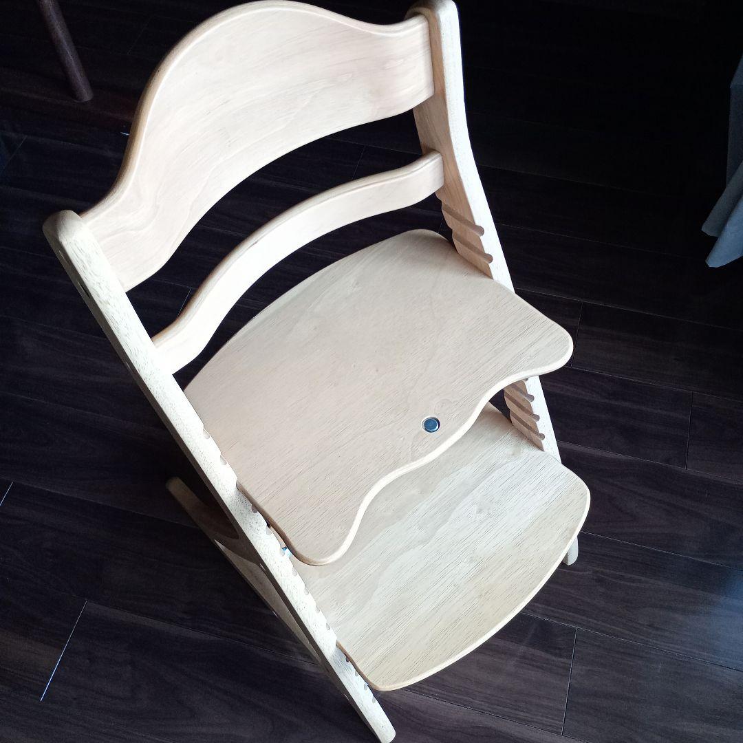 ベビーチェア ハイチェア すくすくチェアスリムプラス 大和屋 テーブル＆ガード付