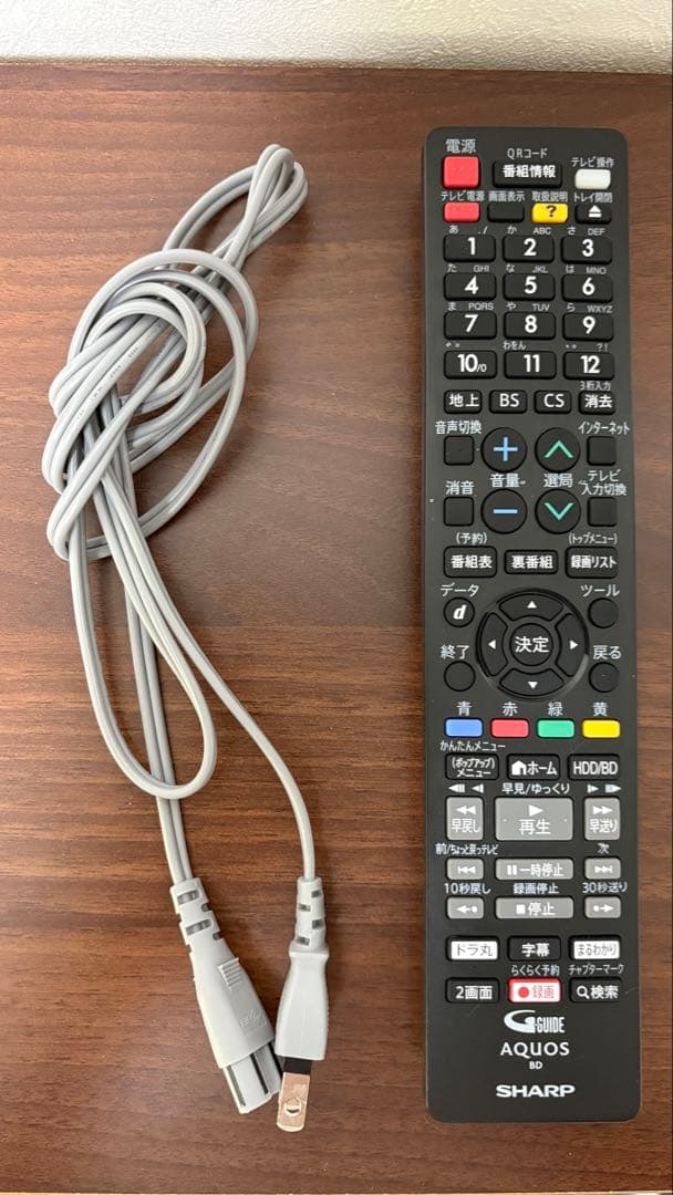 2B-C10BT1 シャープ製ブルーレイディスクレコーダー