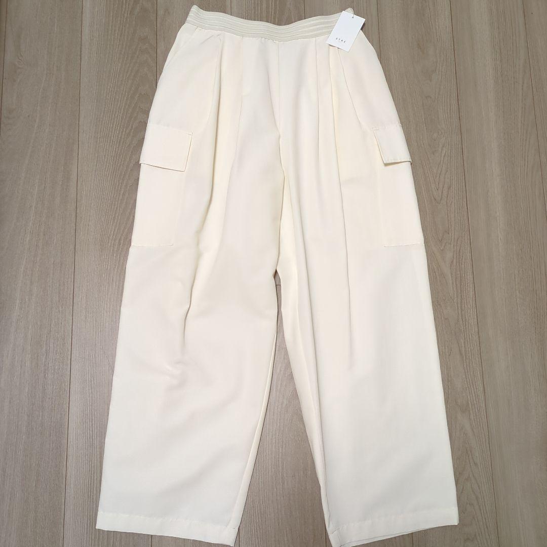 SALE！エトレトウキョウ　ジャガードウエストゴムアウトポケットパンツ