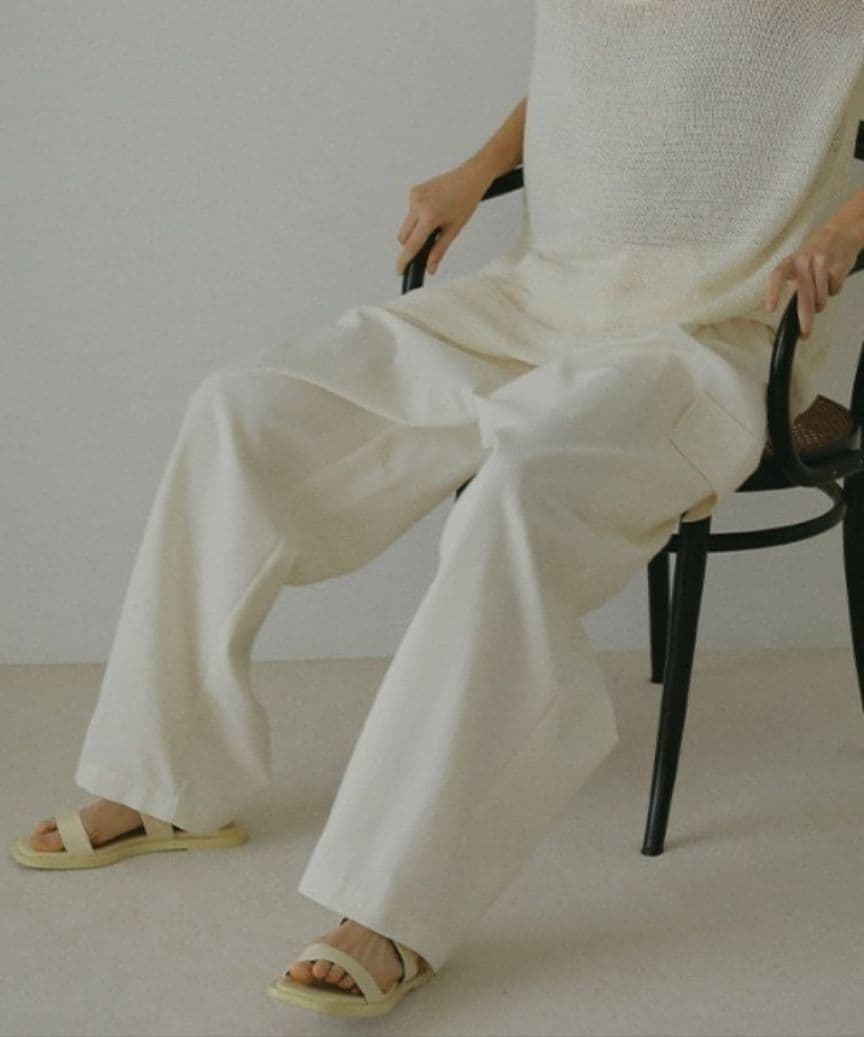 SALE！エトレトウキョウ　ジャガードウエストゴムアウトポケットパンツ