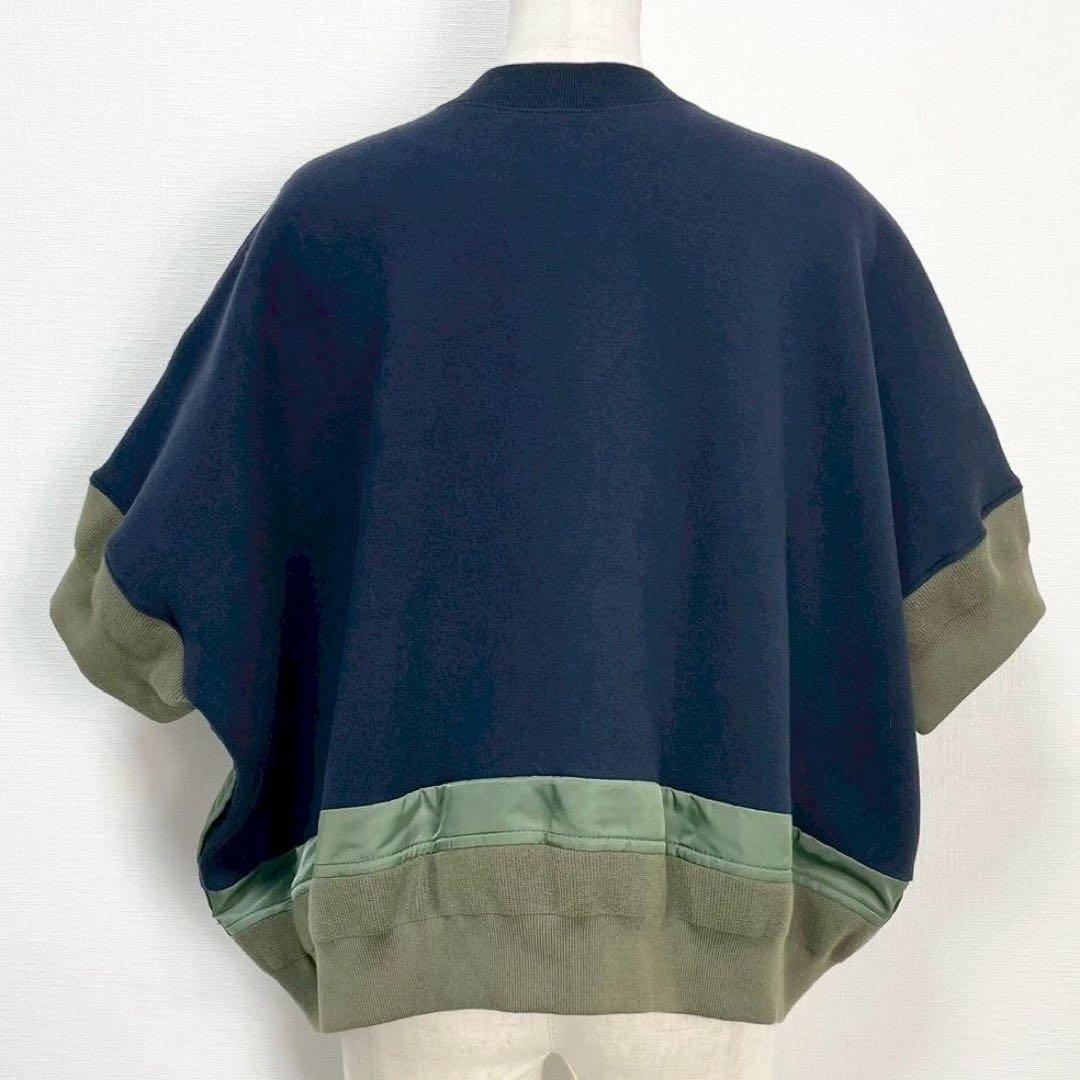 人気✨ sacai ma-1 22ss ドッキング スウェット プルオーバー