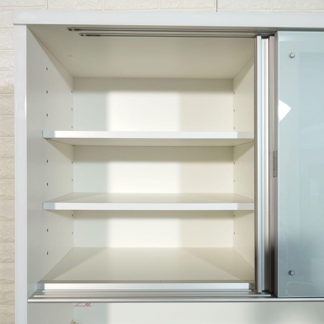 松田家具 コンパスレンジ 幅120cm カップボード 食器棚 I055