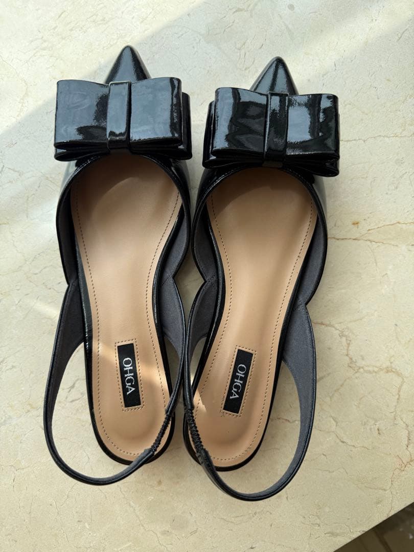 OHGAオーガリボンパンプスミュール