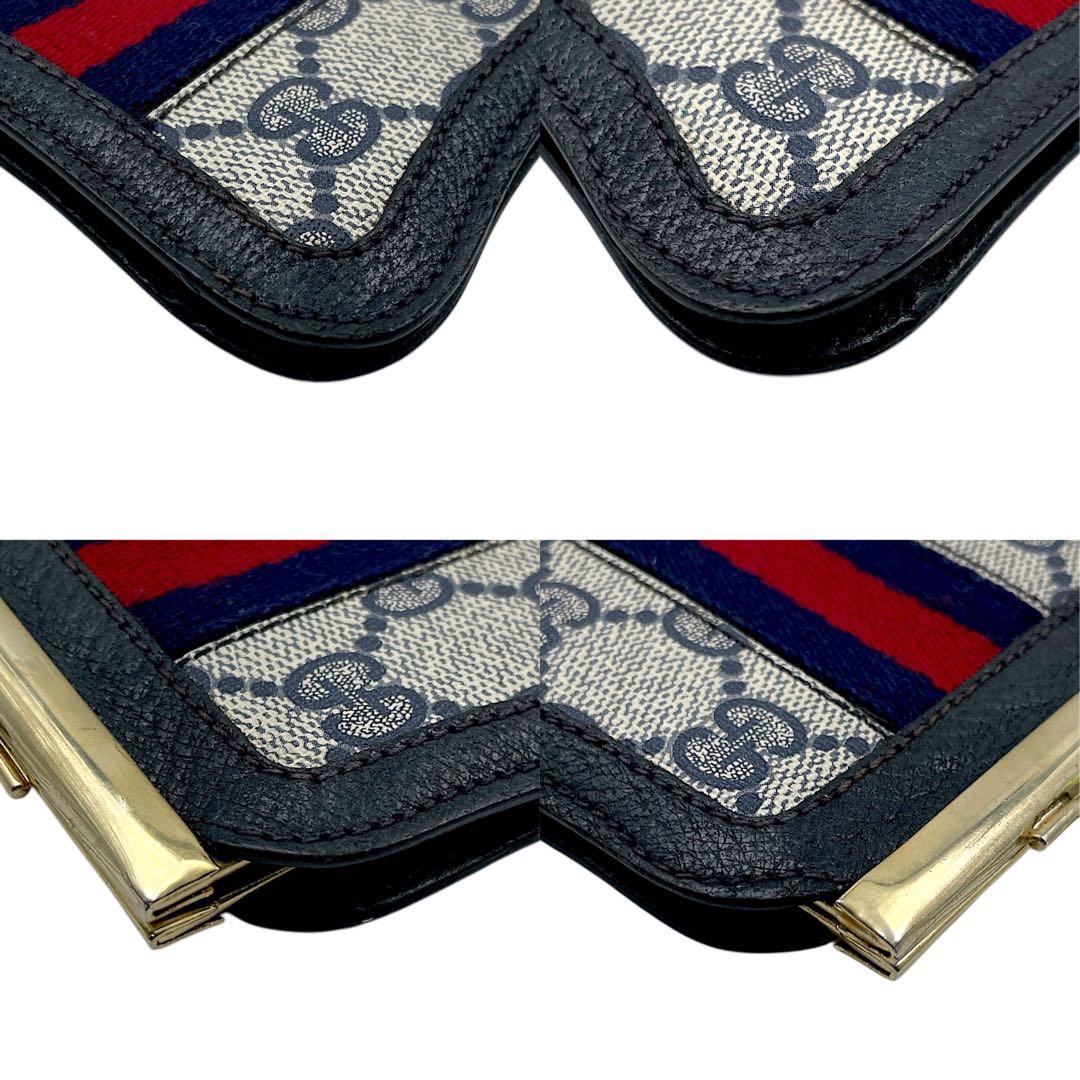 【美品】GUCCI グッチ　ケース　シェリーライン　オールドグッチ　GG