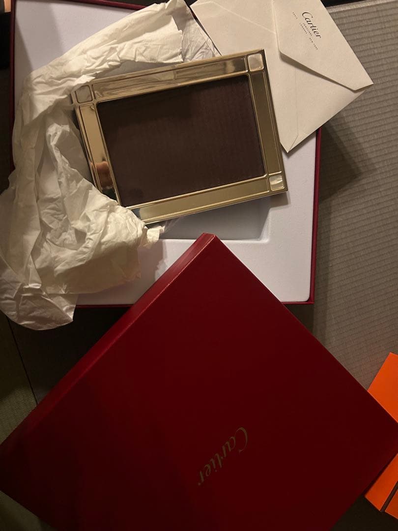 Cartier ゴールド フォトフレーム