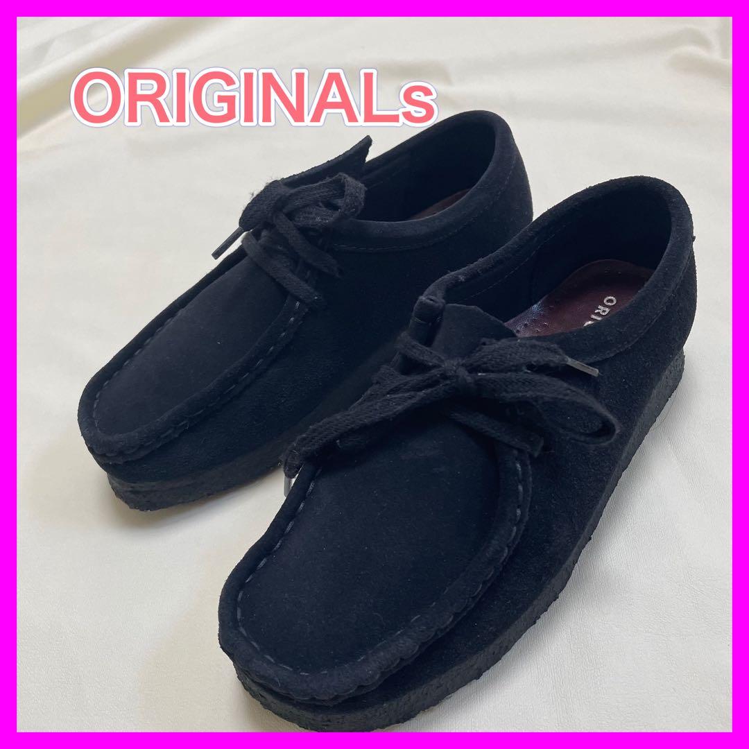 【綺麗】 クラークス オリジナルズ モカシン ワラビー スウェード 黒