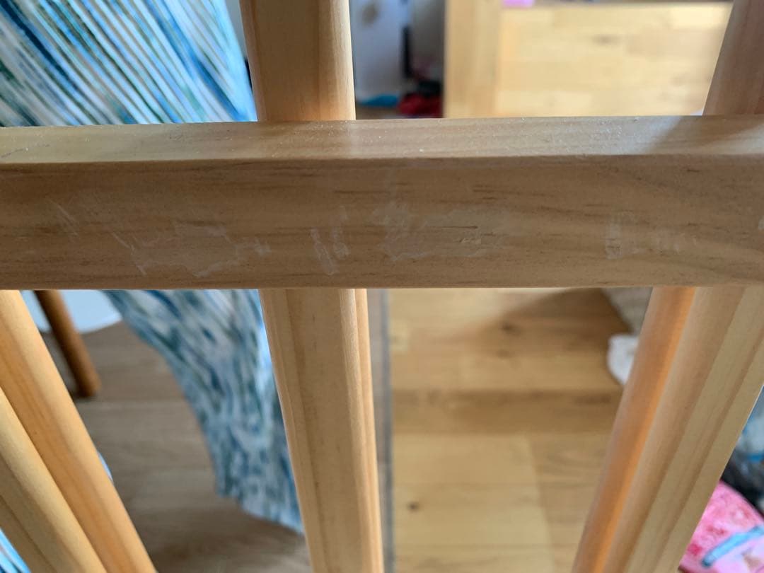 【中古品格安】ベビーベッド　カトージ　ハイタイプ　レギュラー　大和屋