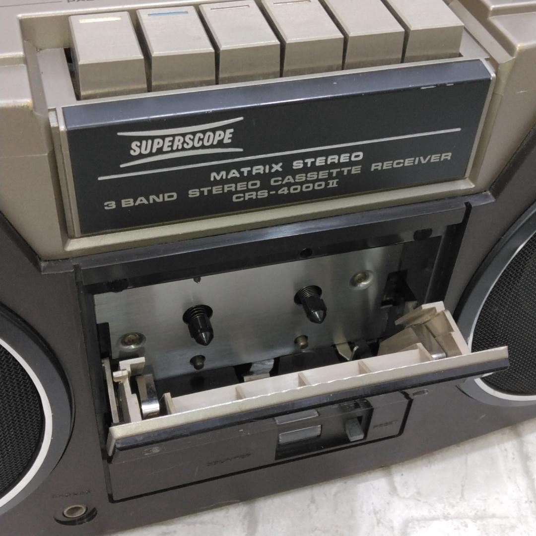 ジャンク レア SUPERSCOPE CRS-4000Ⅱ 中古現状品