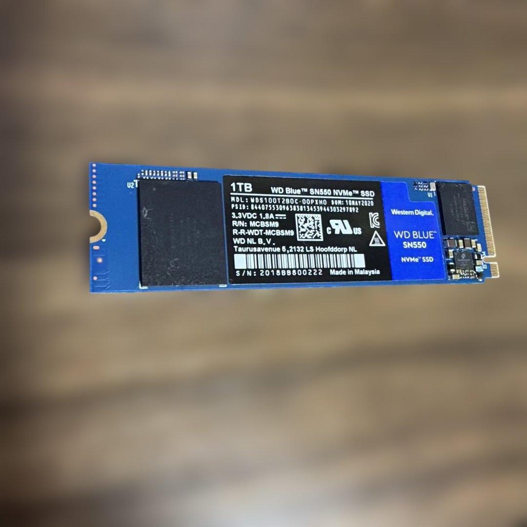 内蔵型SSD WD Blue SN550 1TB NVMe SSD