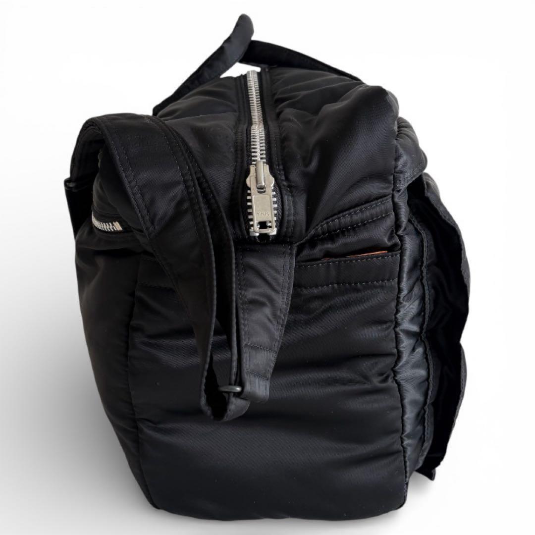 【美品】PORTER タンカー 2WAY ボストンバッグ (Ｍ) ブラック