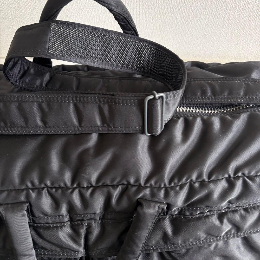 【美品】PORTER タンカー 2WAY ボストンバッグ (Ｍ) ブラック