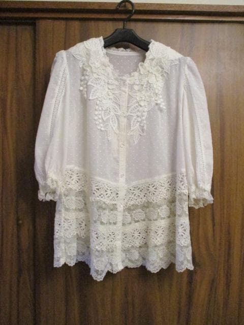 アトリエまりこ 白レースチュニック未使用