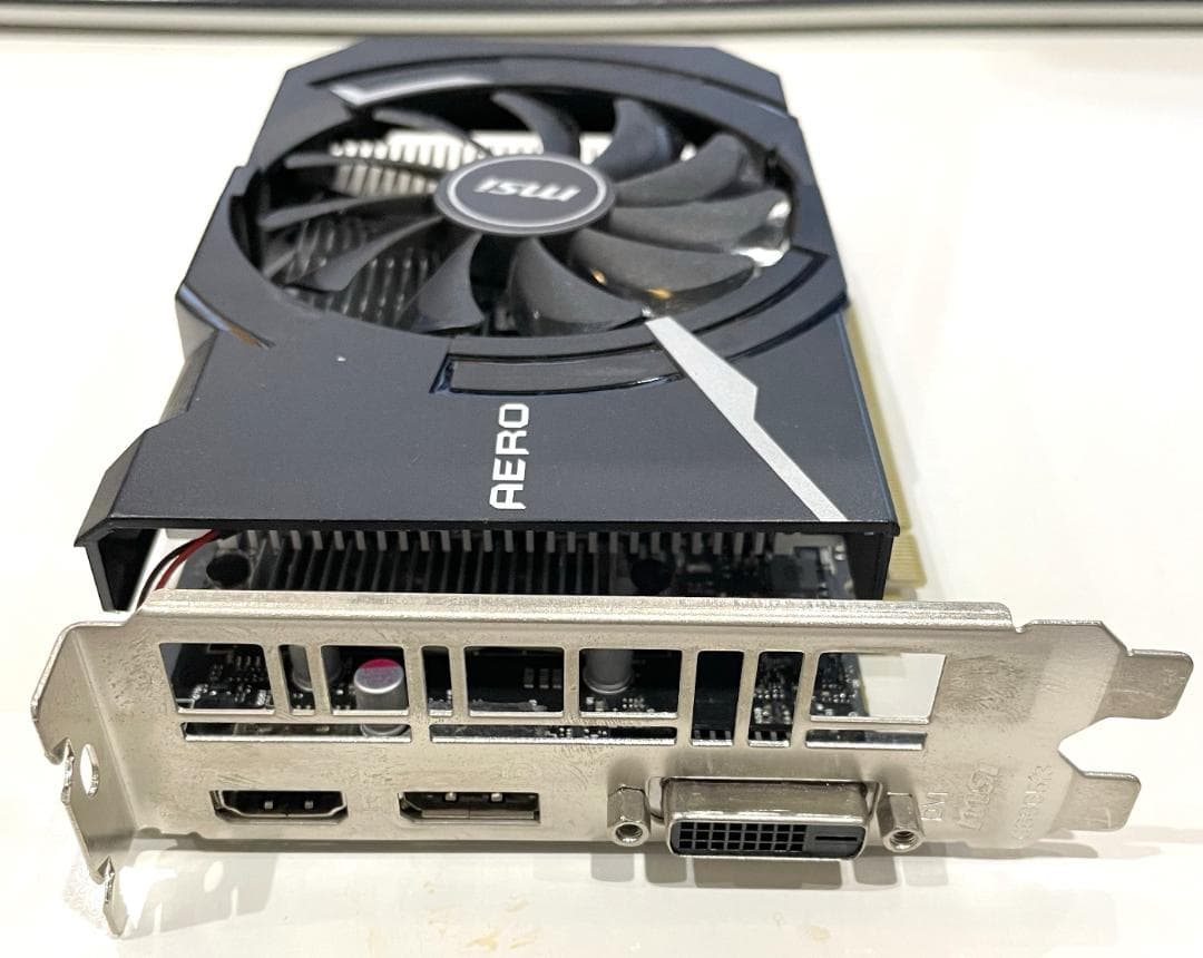 グラフィックボード・グラボ・ビデオカード GeForce GTX1650 AERO ITX 4GB OC