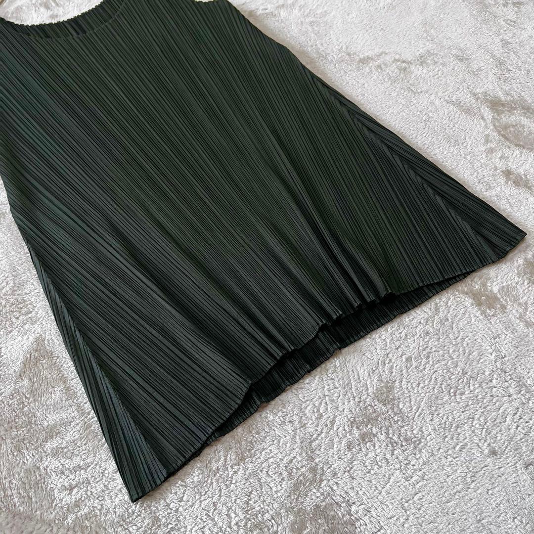 aknkmr　　イッセイミヤケ　ノースリーブ　チュニック　ワンピース