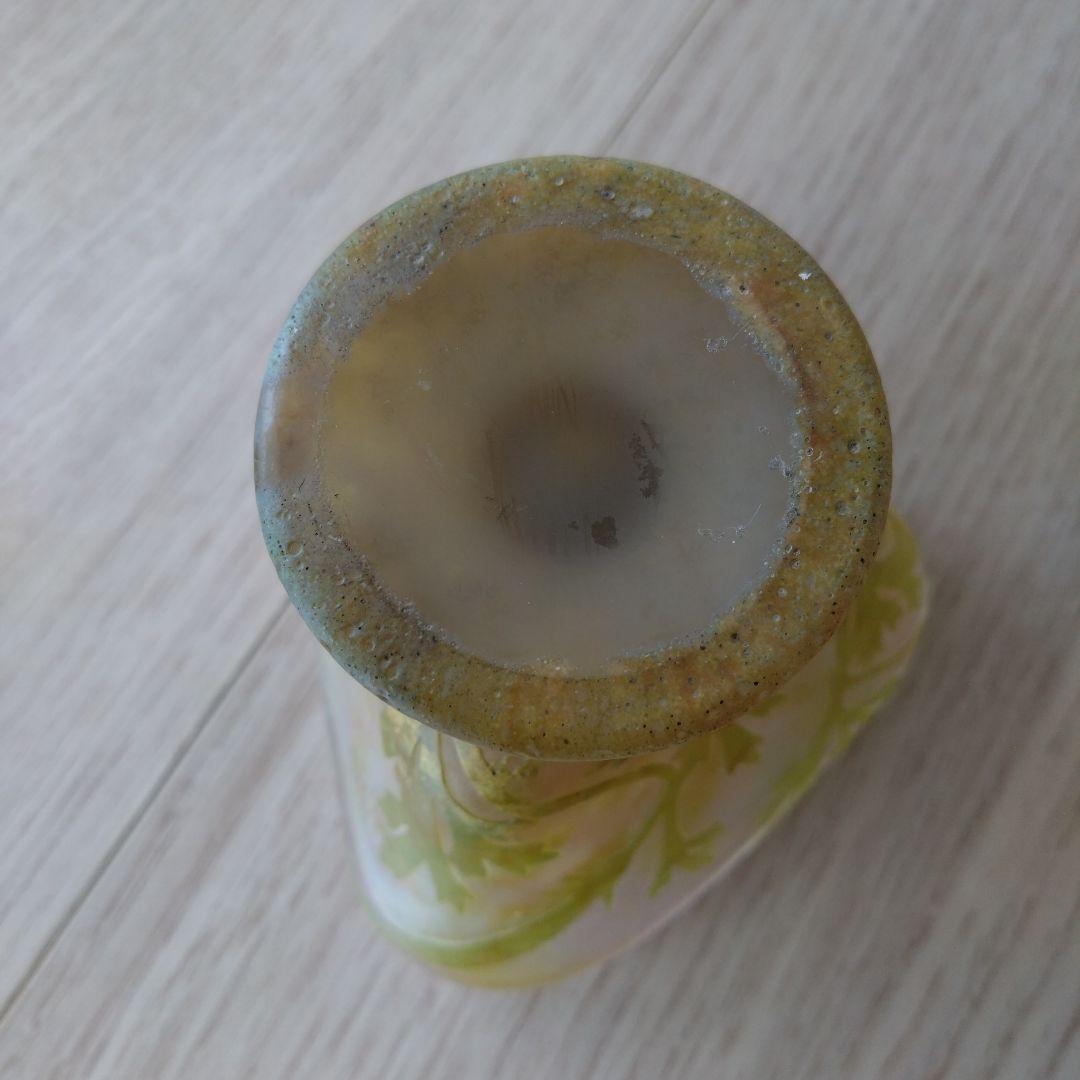 n*1様 ドーム　ヒナゲシ文花器 花器 箱付き　アールヌーボー　ドーム兄弟