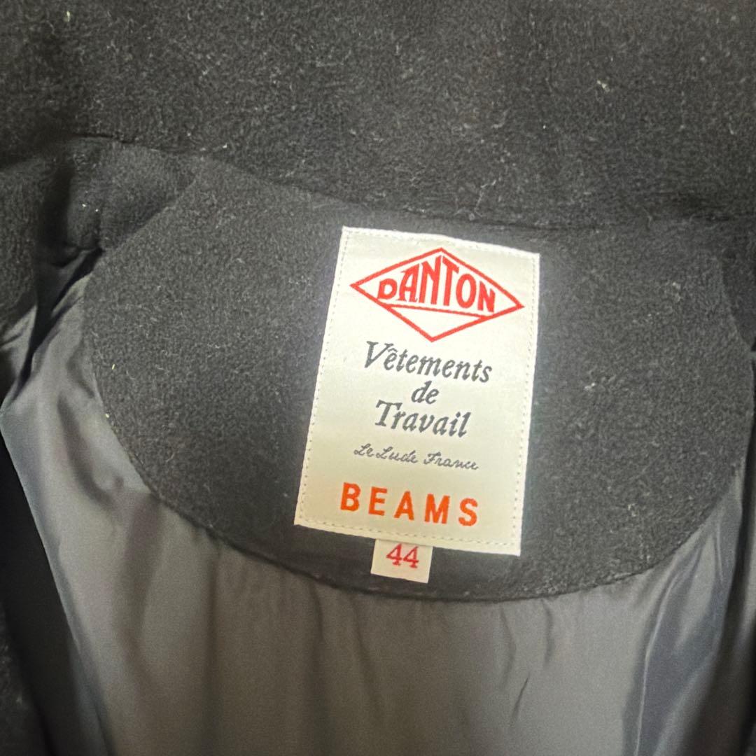✨美品✨ ダントン ビームス コラボ ダウンジャケット ウール 黒 44