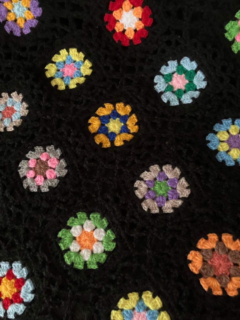 グラニースクエア　ソファーカバー　ベッドカバー　マルチカバー　大判ブランケット