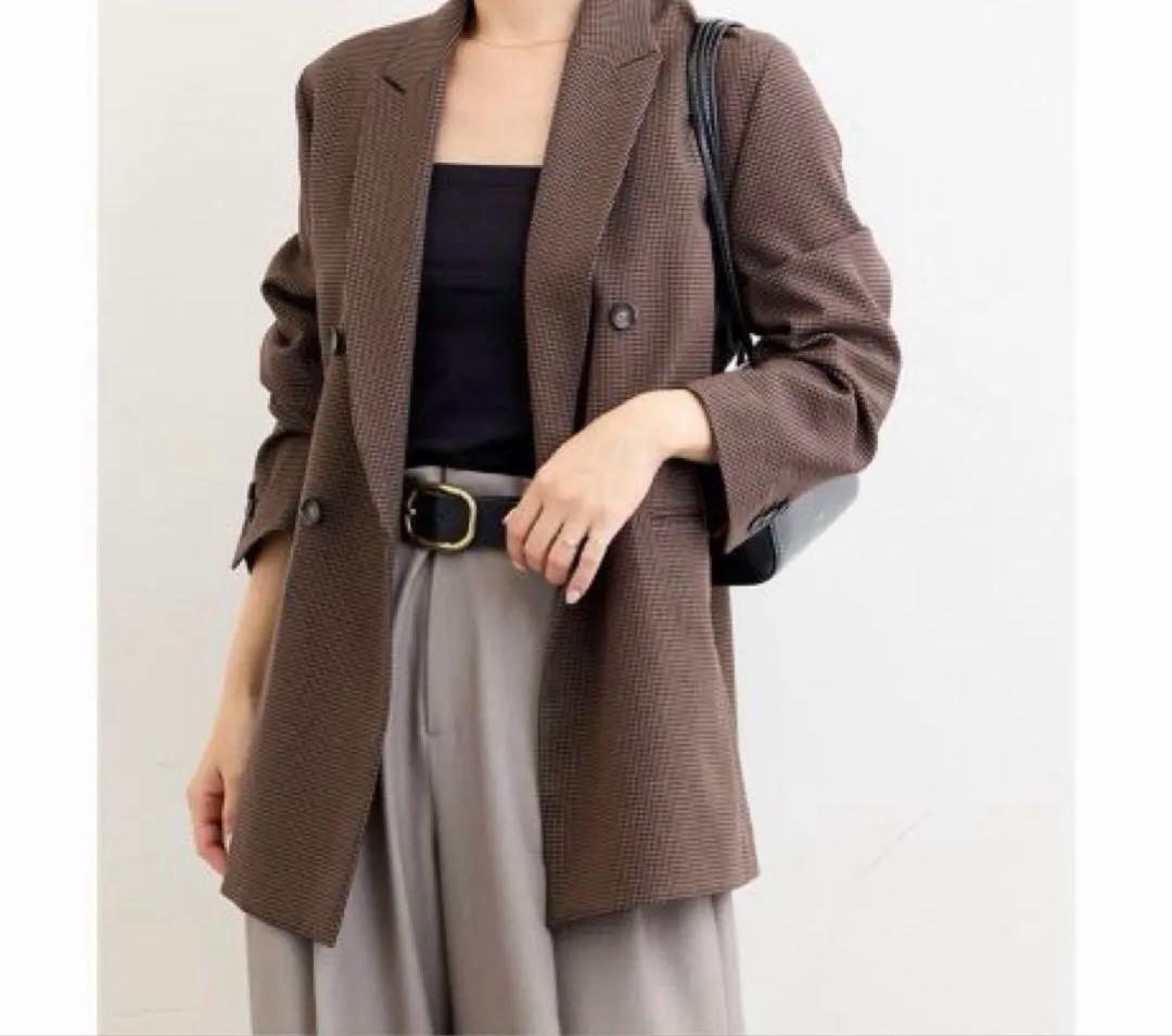 ジャーナルスタンダード　ウールライクストレッチジャケット　38ブラウン