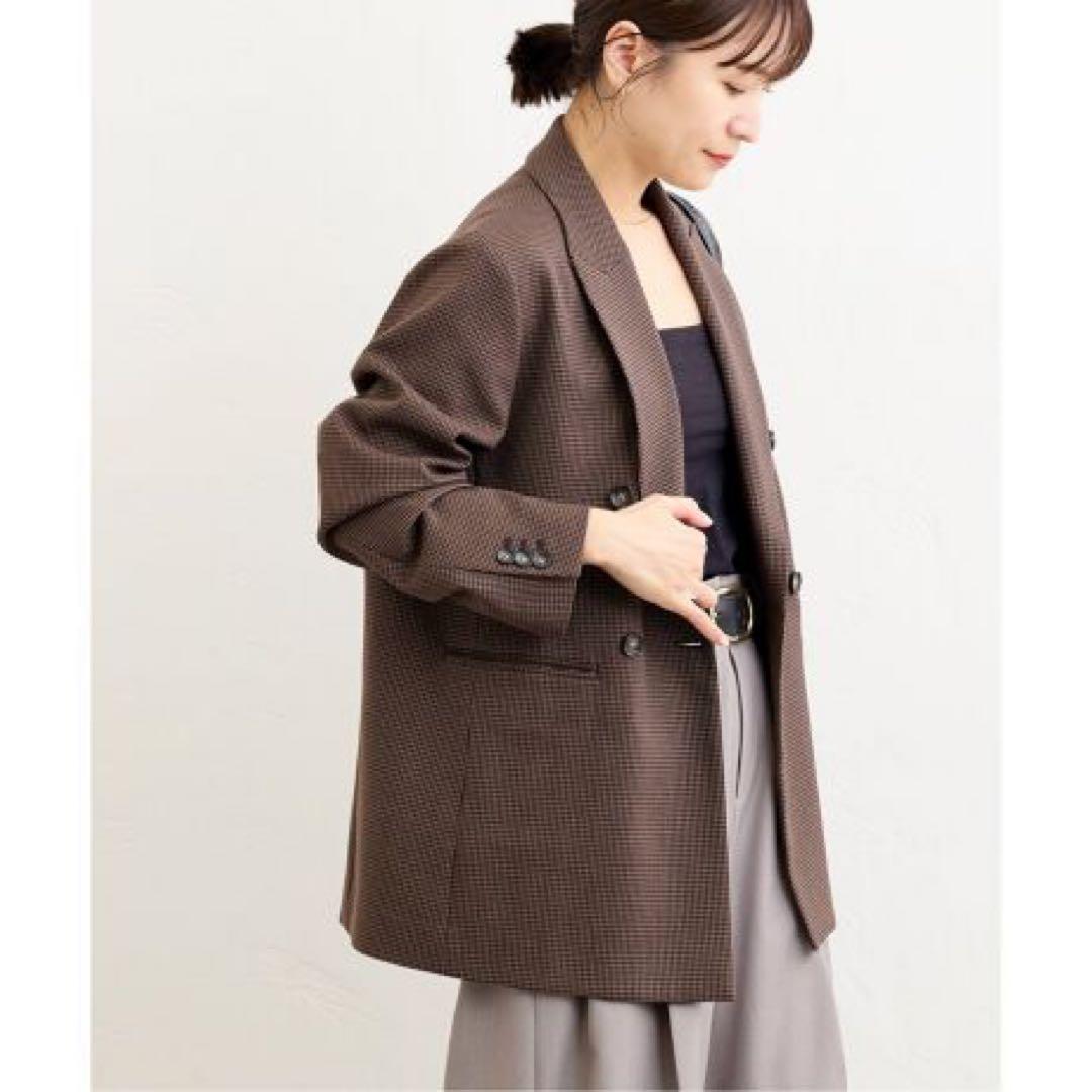 ジャーナルスタンダード　ウールライクストレッチジャケット　38ブラウン