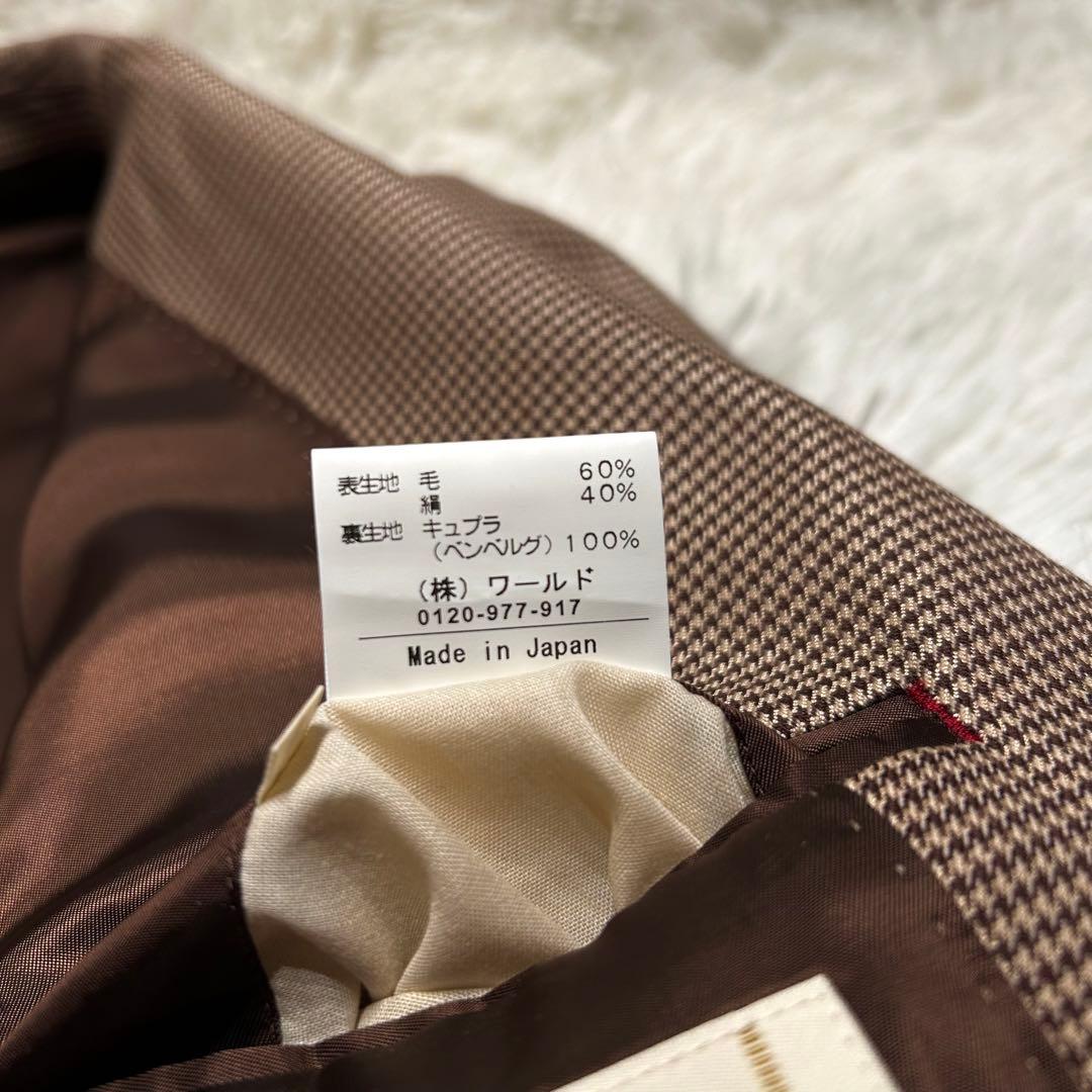 未使用級✨】40ct & 525 TAKEO KIKUCHI チドリ柄ジャケット