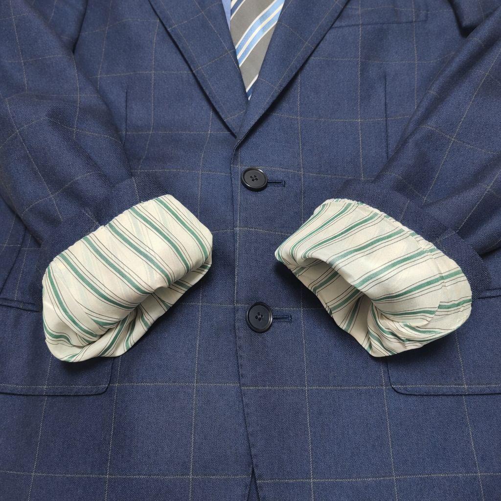 こ*う様 【希少】Green label relaxing ネイビーチェック ス