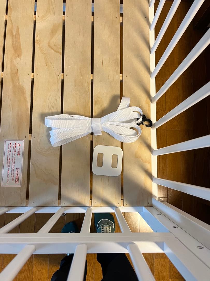 そいねーるミニ　ベビーベッド　yamatoya （ホワイト）　マットレス新品