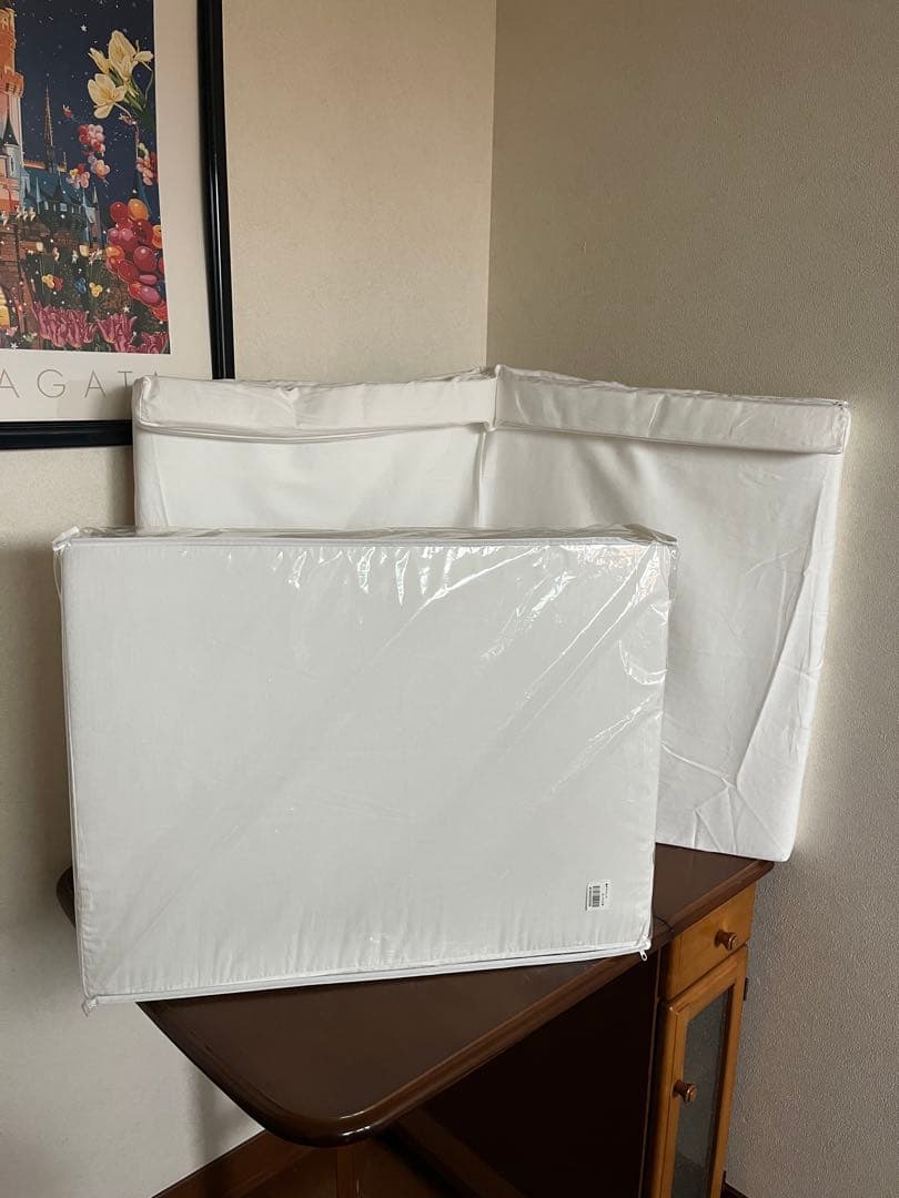 そいねーるミニ　ベビーベッド　yamatoya （ホワイト）　マットレス新品