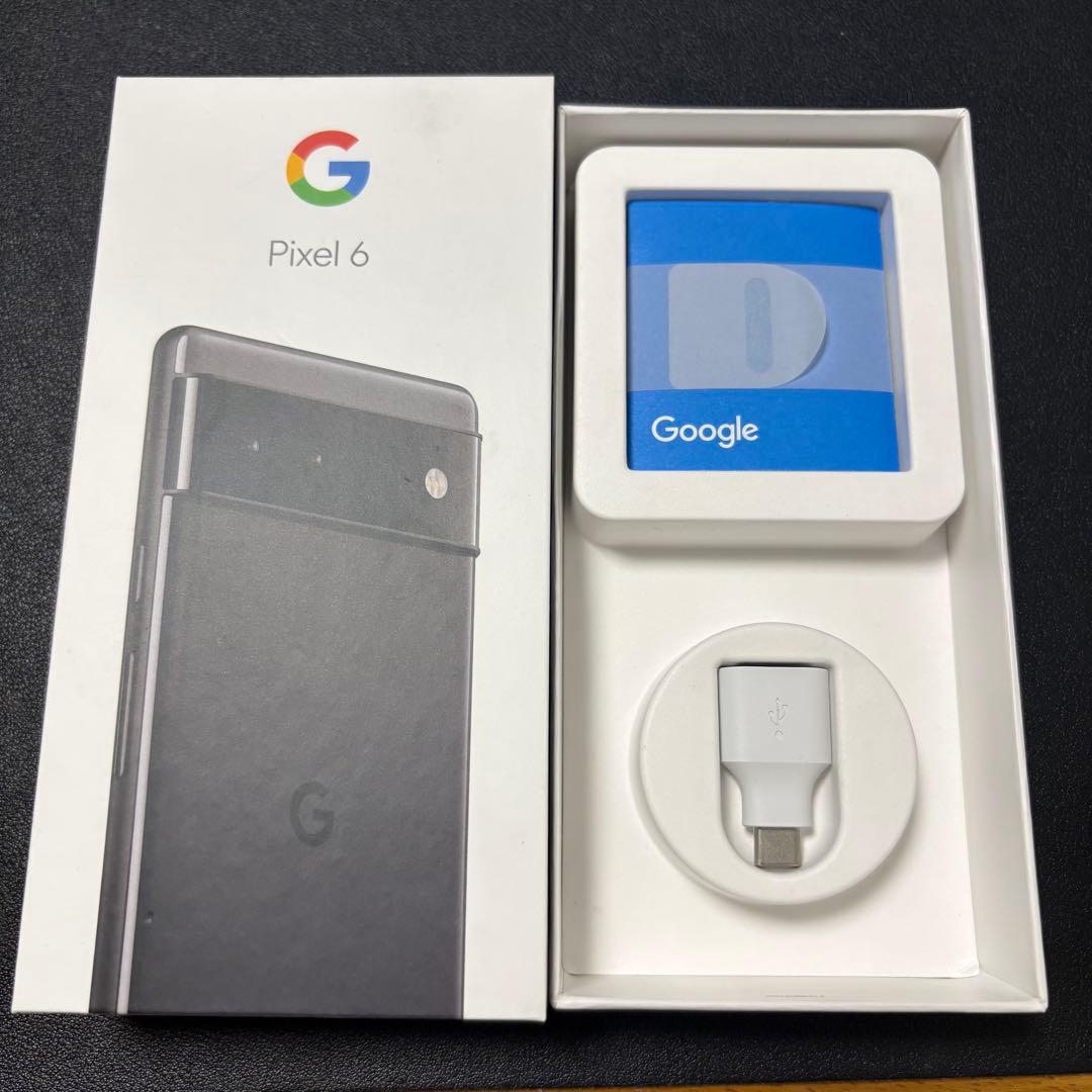 スマートフォン本体 Pixel6 128GB Stormy Black