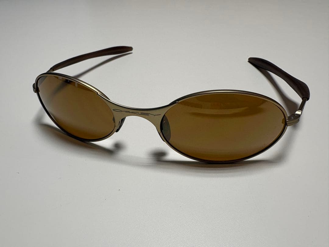 OAKLEY オークリー　E-WIRE イーワイヤー　ブロンズ　中古美品