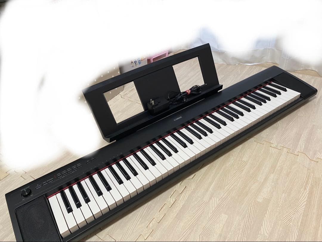 YAMAHA 電子キーボード piaggero ブラックNP-32B【中古美品】