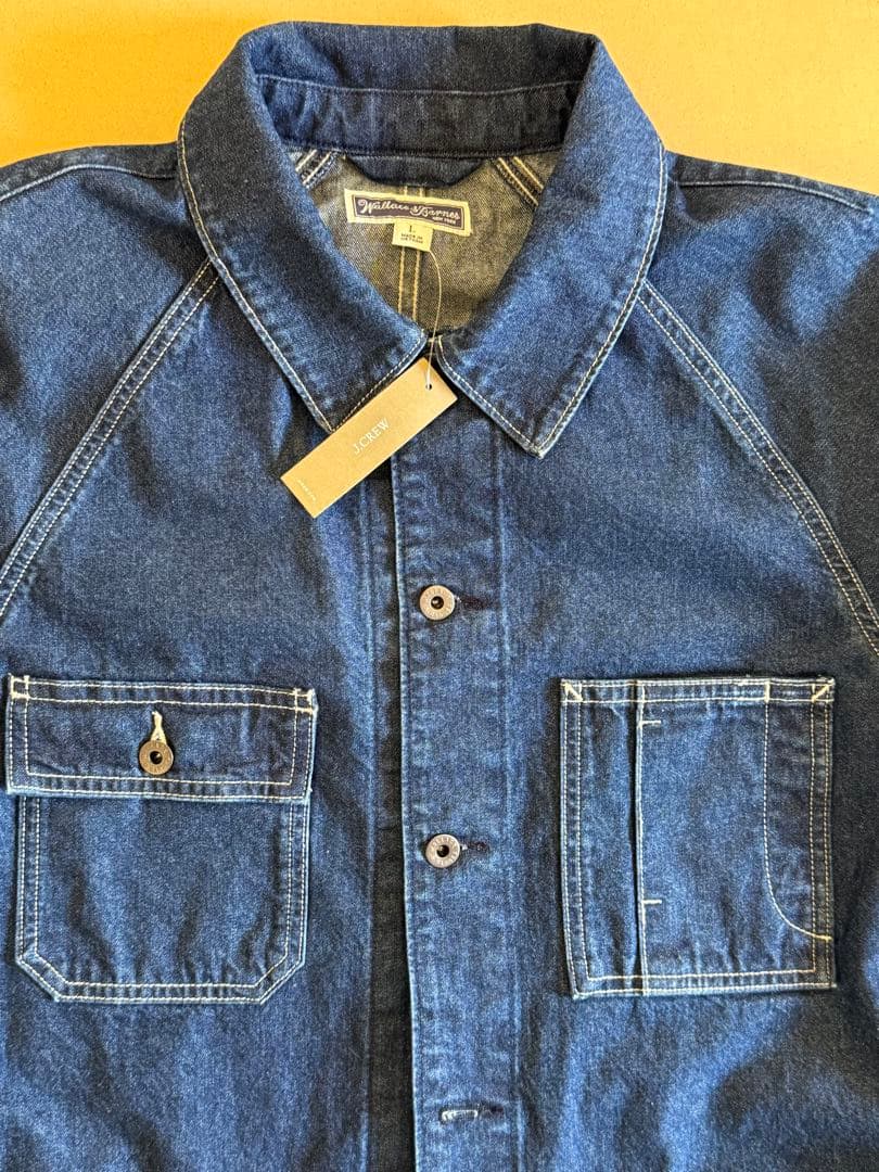 ウォレス＆バーンズ デニムカバーオールワークジャケットL ラグラン’25年