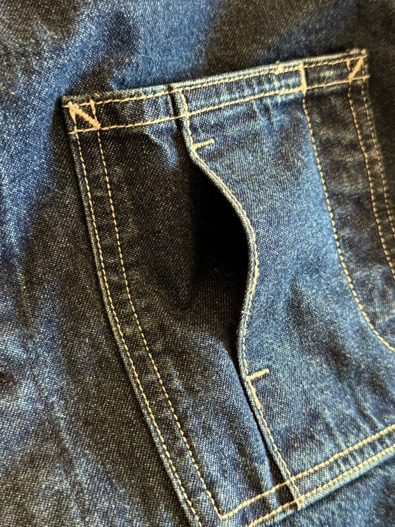 ウォレス＆バーンズ デニムカバーオールワークジャケットL ラグラン’25年