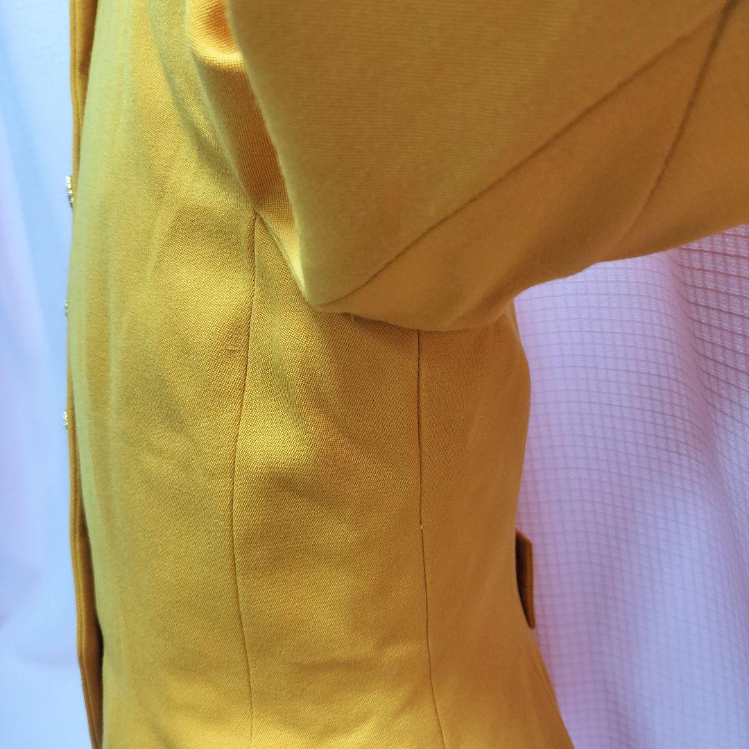 フランス製 Vintage CELINE 金ボタンショート丈 ジャケット　黄色