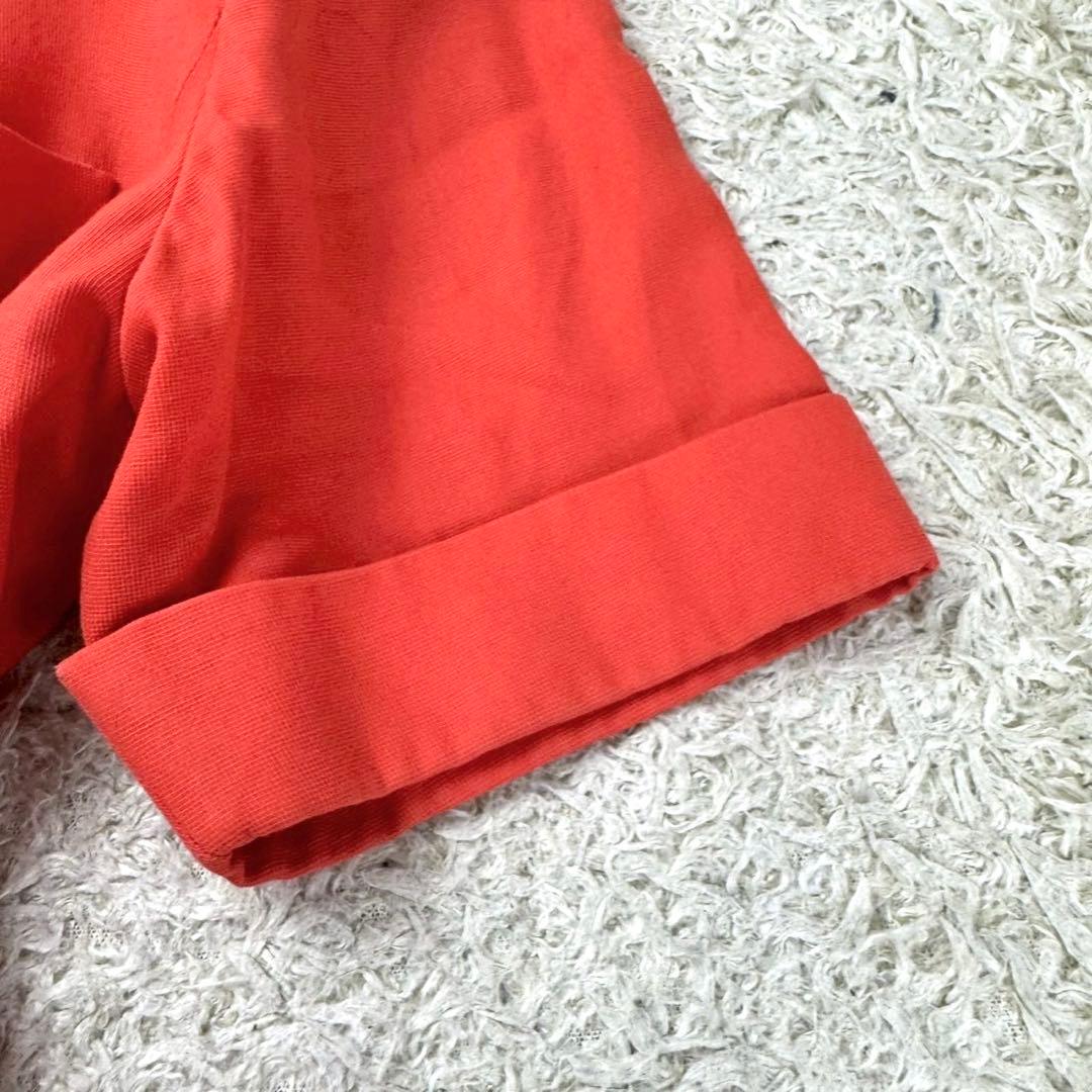 イヴサンローラン ミニワンピース ベルト オレンジ 派手色 archive