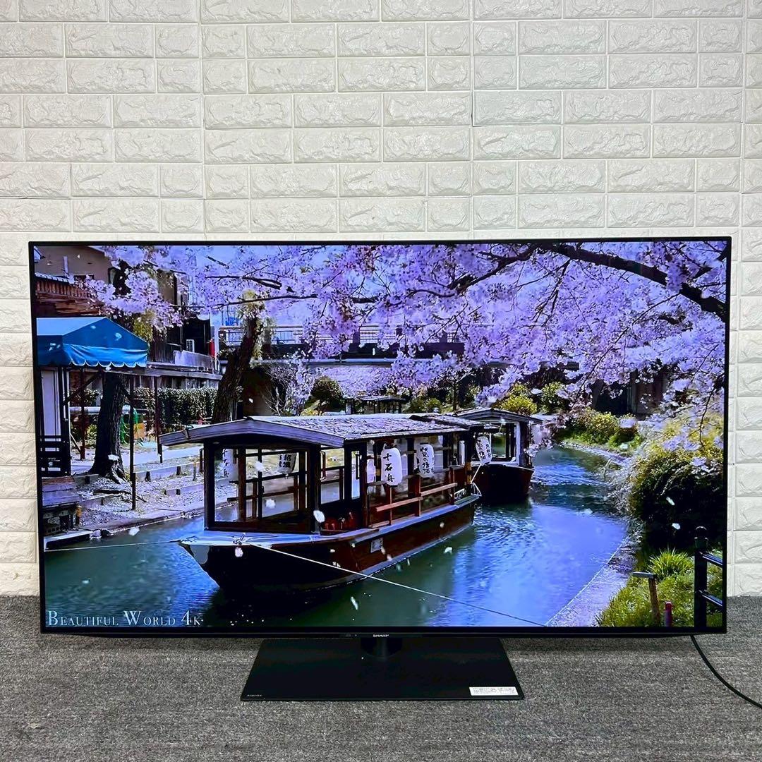 SHARP 4K有機ELテレビ 4T-C55EQ1 55V型 高年式 D072