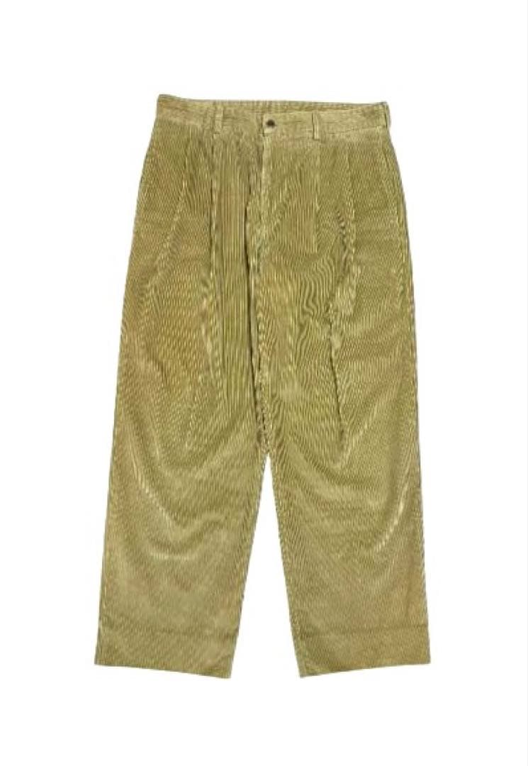 ブルックスブラザーズ　2タック　コーデュロイパンツ　太畝　ベージュ