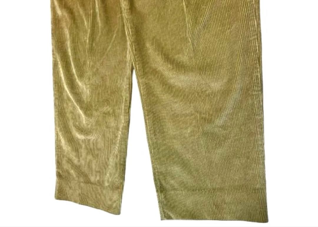 ブルックスブラザーズ　2タック　コーデュロイパンツ　太畝　ベージュ