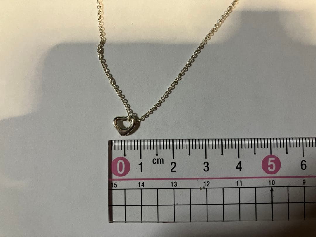 美品 Tiffany & Co. ティファニー シルバー ハート ネックレス
