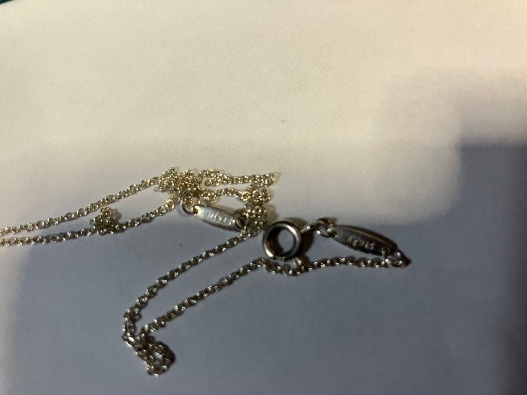 美品 Tiffany & Co. ティファニー シルバー ハート ネックレス