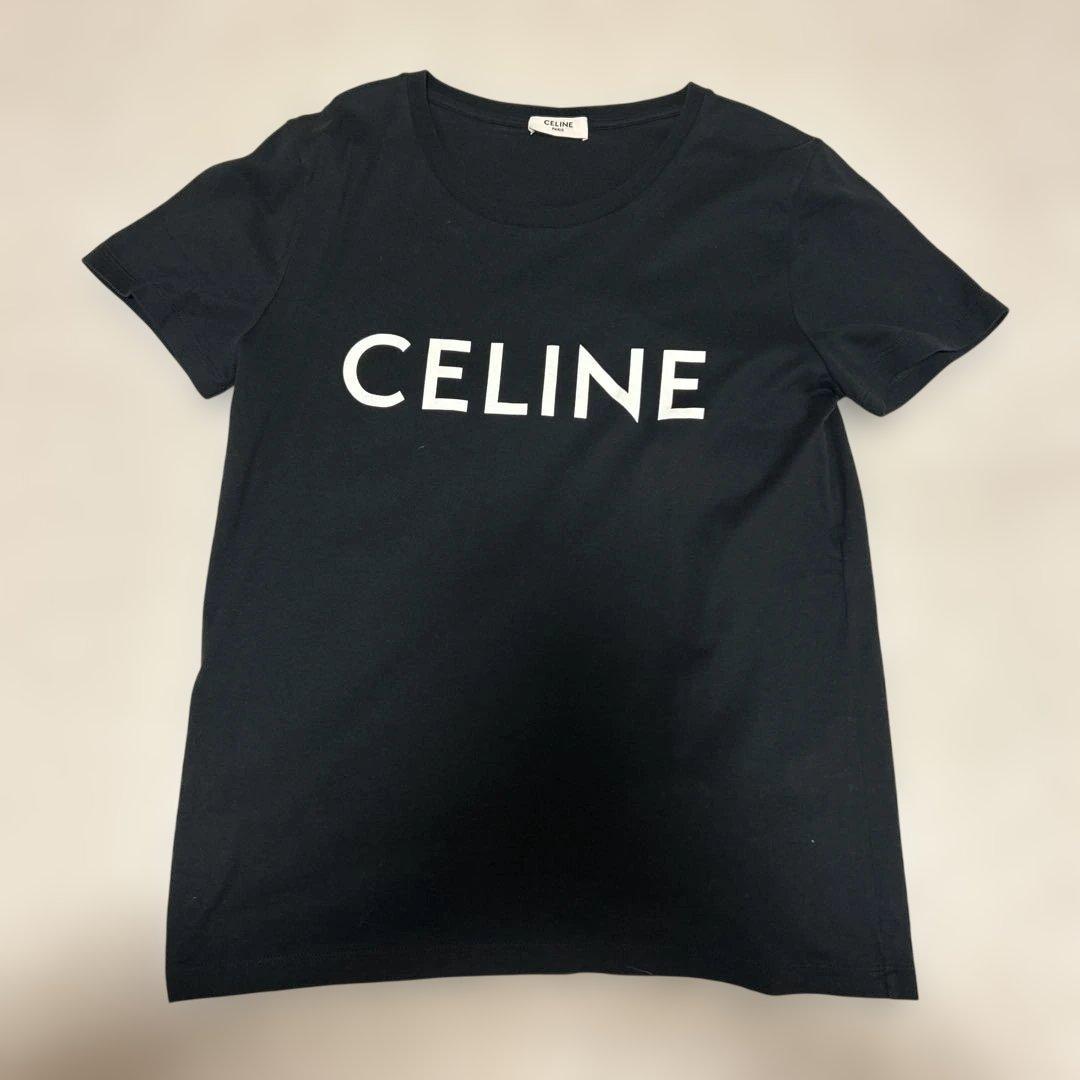美品　CELINE Tシャツ　ブラック　S