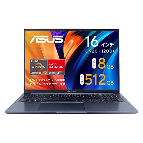 ASUS 16型ノートパソコン Vivobook 16X M1603QA