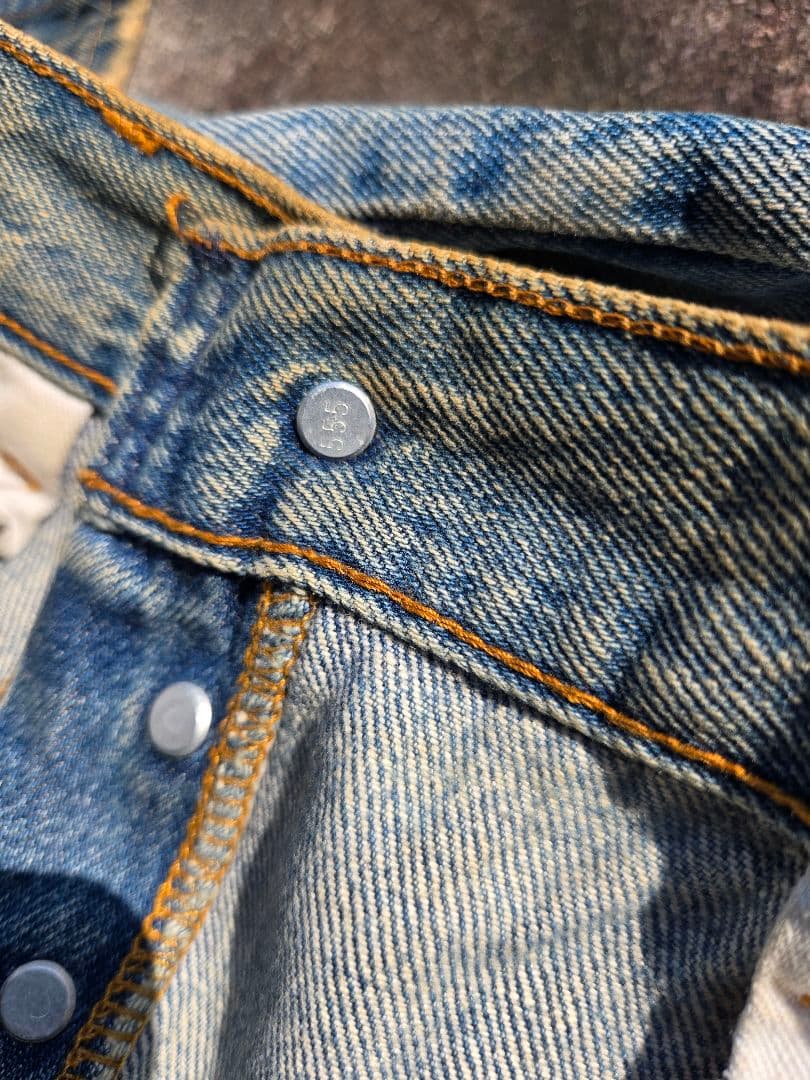 【555バレンシア】99年製 Levi's 501 USA製 濃淡極上フェード