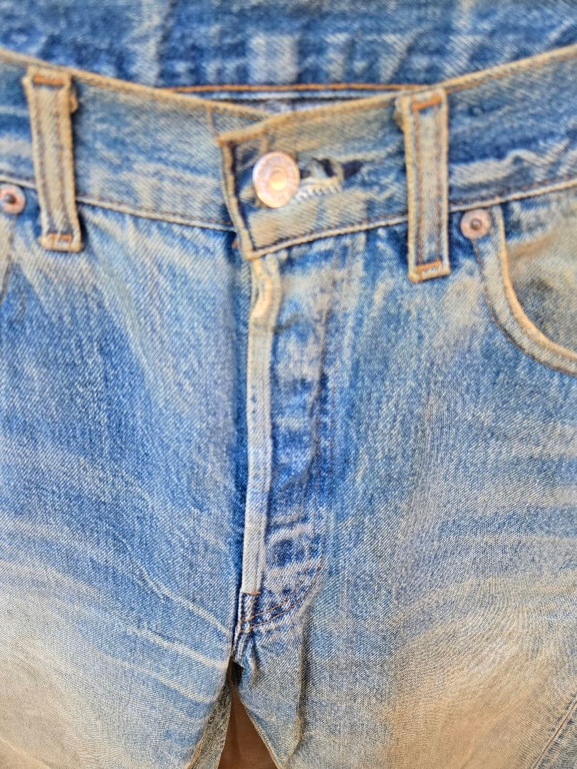 【555バレンシア】99年製 Levi's 501 USA製 濃淡極上フェード